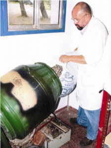 préparation substrat coques de graines de tournesol